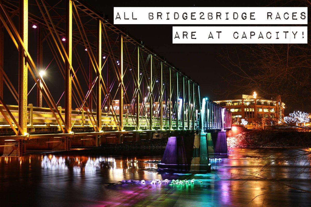 RunECMarathon's tweet photo. ALL BRIDGE2BRIDGE RACES HAVE REACHED FULL CAPACITY! We have received numerous emails about registering and we appreciate the loyalty and enthusiasm.
Registration for the virtual fEAUrth of July 5K/10K and Eau Claire Marathon weekend OPENS MAY 3rd!
#runEC #bridge2bridge https://t.co/h8NPmks4qH