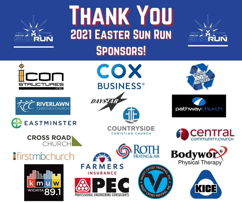 As Youth Horizons wraps up the 2021 Easter Sun Run,  we want to thank event sponsors. It takes teamwork to make the event happen, so we appreciate the support. We are eagerly looking forward to next year's event and can't wait to bring you an even bigger, better Easter Sun Run!