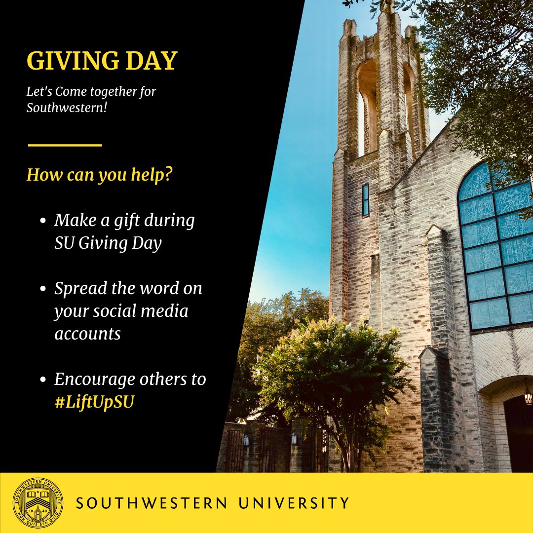SU_OCE's tweet photo. Become an SU Giving Day Ambassador in 3 easy steps! https://t.co/m7Kuf0U3fY