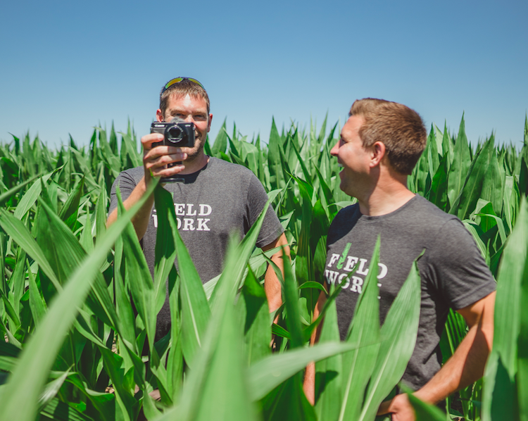 Our giveaway ends on Friday &amp; <a href="/farmmillennial/">Zach the MFer</a> &amp; <a href="/Continuum_Ag/">Mitchell Hora</a> want you to win a Field Work swag bag! Just click the link &amp; fill out a brief form. 🌽 Don't forget to check the box to sign-up for our e-newsletter while you're there!  fieldworktalk.org/story/2021/03/… #AgTwitter #podcast