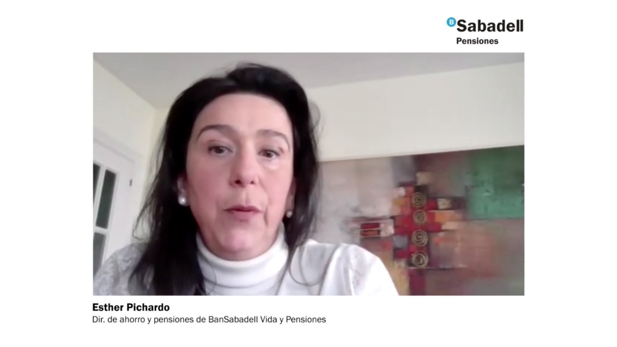 BancoSabadell's tweet photo. #SabadellProtección | Esther Pichardo: "En @BancoSabadell somos expertos en la gestión de ciclo de vida y ponemos a disposición de nuestros clientes las mejores soluciones relacionadas con los planes de pensiones" 🔴https://t.co/dUIhO80LiS #EstarDondeEstés https://t.co/telCRXWPXv