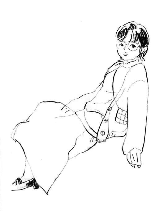 ひさしぶりクロッキー 
