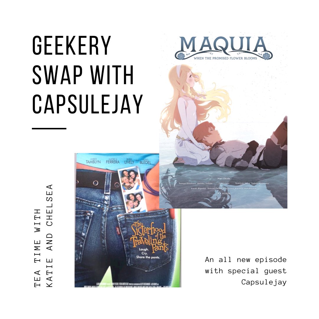 This week on Tea Time, Katie swaps geekery with <a href="/Capsulejay/">Capsulejay</a> from the <a href="/GeektoGeekMedia/">Geek To Geek Media</a> network. The episode is now available everywhere. 
#anime #podcast #geek #teendrama 
teatimewithkc.com/ttwkc/2021/4/1…