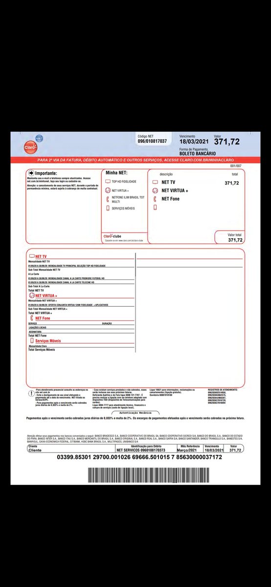 heybrubs17's tweet image. Todo mês um boleto xexelento e fake em nome da " Net Claro" na minha caixa de entrada... oh Deus... os golpistas nem se dão ao trabalho de editar direito, eu ein kkkkk
#ogolpetaaicaiquemquer #netclaro #boletofake