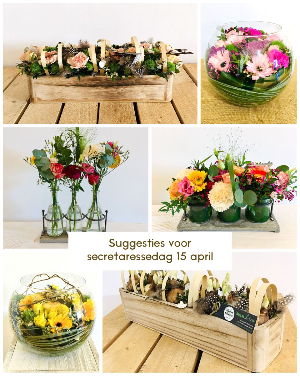 FleurLies's tweet photo. Donderdag 15 april is het secretaressedag. Zet uw geliefde medewerker die dag extra in de bloemetjes, ze hebben het verdiend! 
#fleurdelies #oostende #bloemenwinkel #florist #doyouloveflowers #flowers #secretaressedag #kooplokaal https://t.co/m4xMYWfXMI