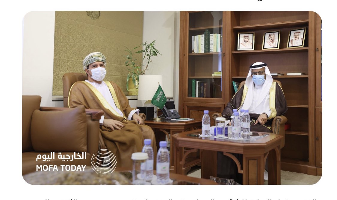 Rashid Al-Junaibi????????⚔️???????? on Twitter: "RT @OmanEmb_Riyadh: التقى نائب رئيس البعثة الوزير المفوض سيف بن ناصر البداعي بسعادة وكيل وزارة الخارجية للشؤون السياسية والإقتصادية عيد بن…" / Twitter