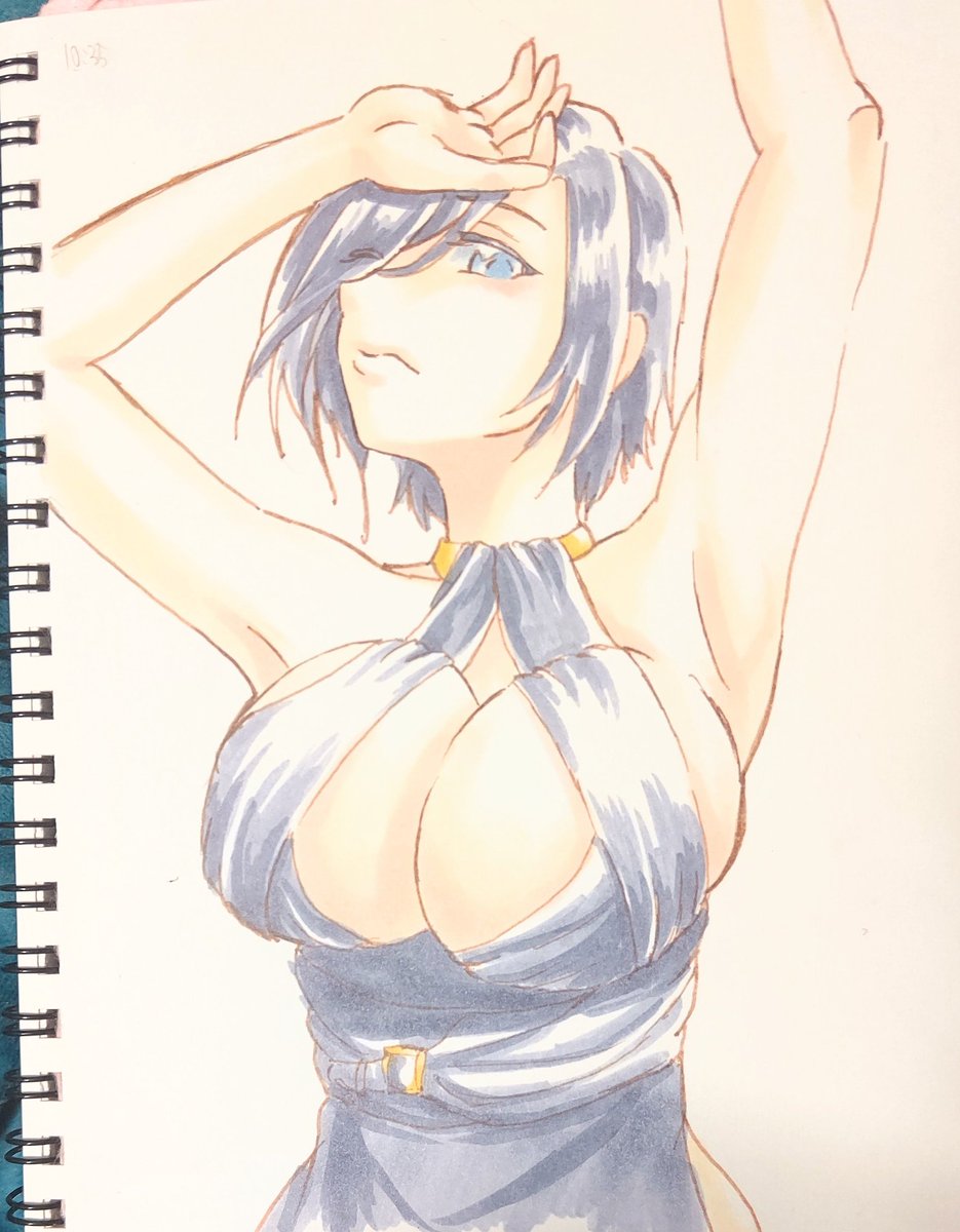 #アズレン版深夜の真剣お絵かき60分一本勝負 