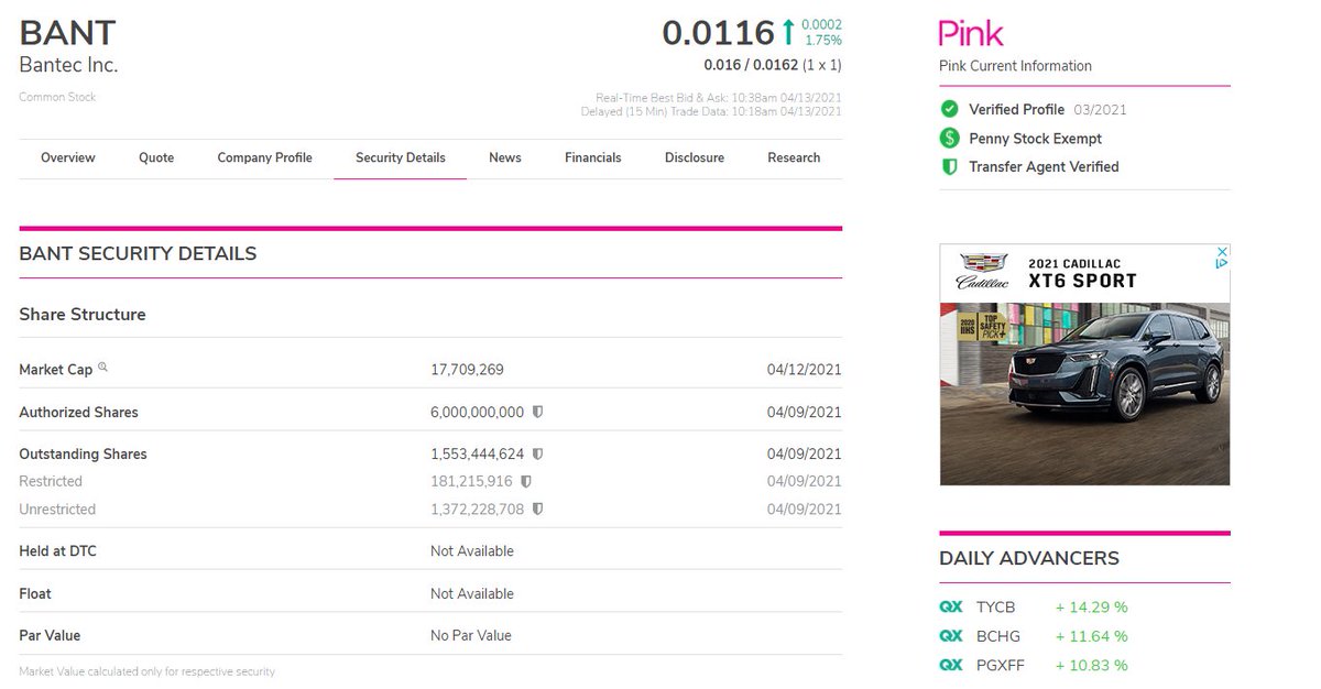 randylus's tweet image. $BANT
Received two one-year contract extensions and one new contract from the DLA Land &amp;amp; Maritime and Aviation Divisions.