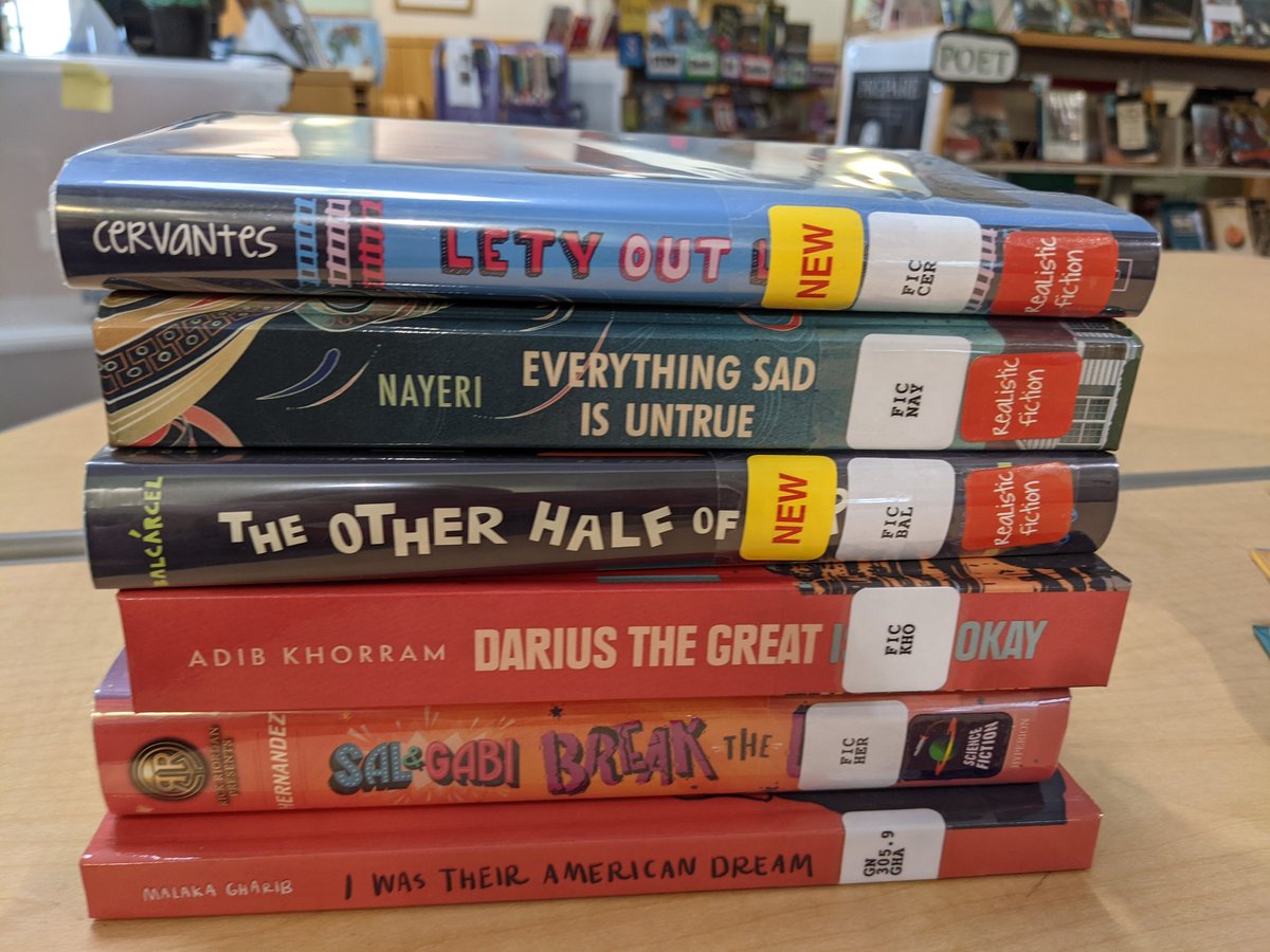 IPSKmsHSLibrary's tweet image. These books were part of an Innovation Grant through Ipswich Public Schools. We have over 100 new books that are part of "Finding Diversity in Middle Grades" at out school library and more in the way! #middleschoollibrary #DiversityandInclusion #diversitymatters #multicultural