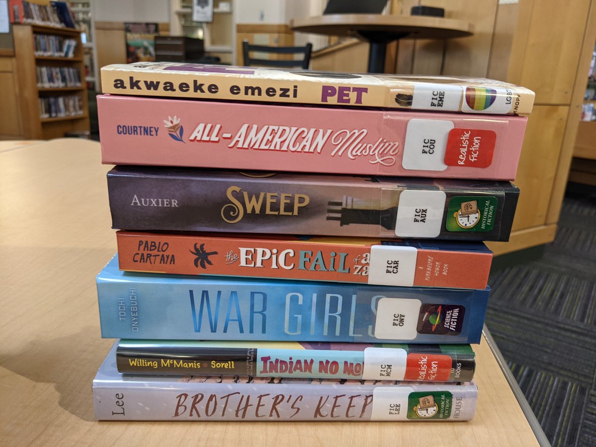 IPSKmsHSLibrary's tweet image. These books were part of an Innovation Grant through Ipswich Public Schools. We have over 100 new books that are part of "Finding Diversity in Middle Grades" at out school library and more in the way! #middleschoollibrary #DiversityandInclusion #diversitymatters #multicultural