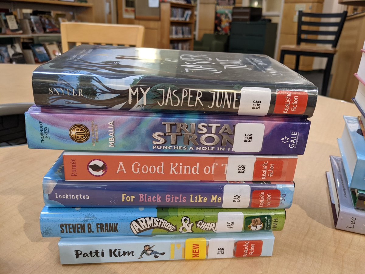 IPSKmsHSLibrary's tweet image. These books were part of an Innovation Grant through Ipswich Public Schools. We have over 100 new books that are part of "Finding Diversity in Middle Grades" at out school library and more in the way! #middleschoollibrary #DiversityandInclusion #diversitymatters #multicultural