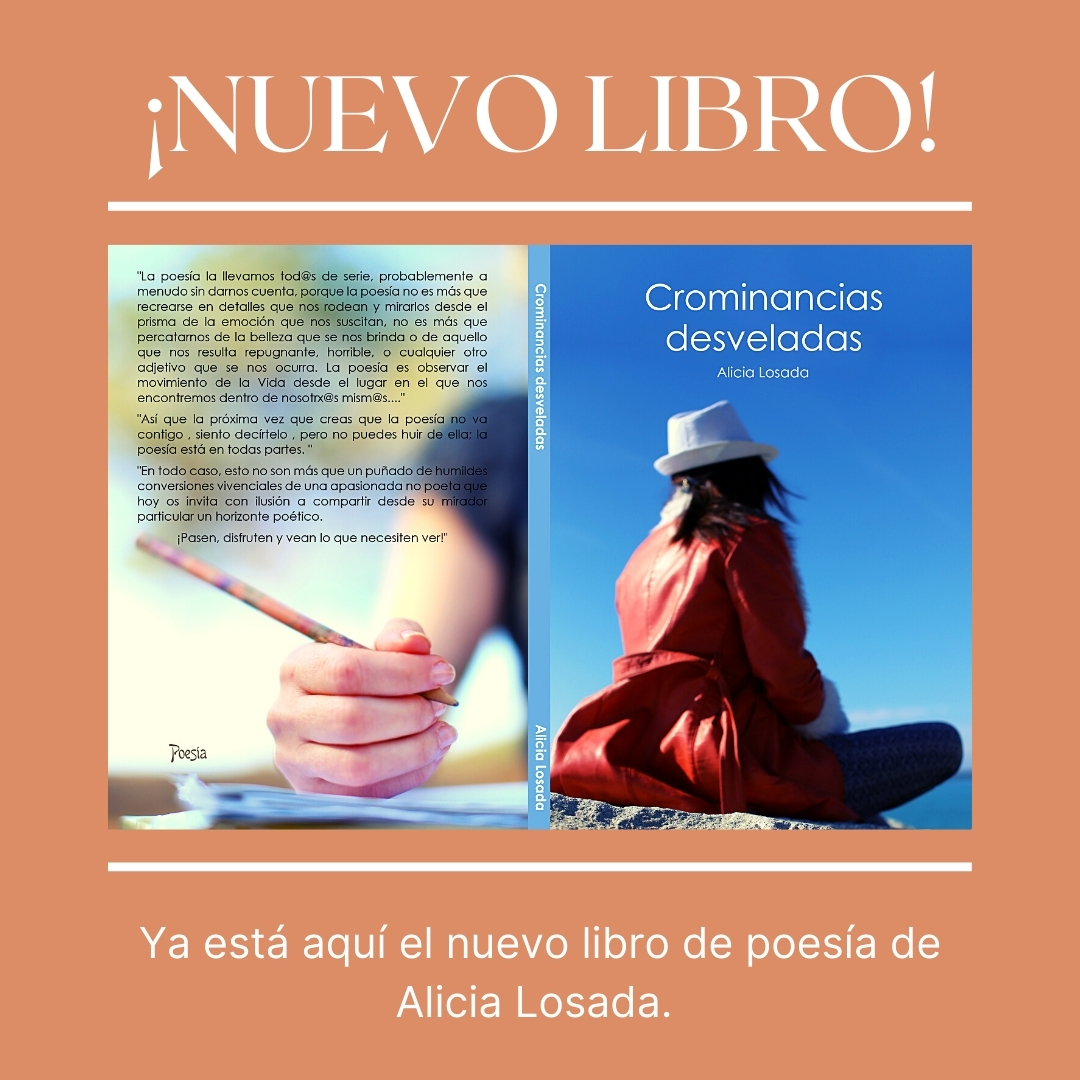 AlyAlmaMusic's tweet photo. El segundo libro de poesía de Alicia Losada ya ha llegado.
Descúbrelo en la página de la autora: https://t.co/JrPQcSTXkP

#alyta #poesía #nuevolibro https://t.co/nH2yJgXPS9