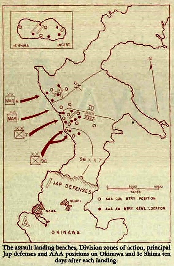 When researching Okinawa, I first found a mention of the 6 Apr 1945 friendly fire incident in a 1949 article See:9/John I. Hincke, Colonel, Coast Artillery Corps"Activities of the Tenth Army AAA" Pages 2 - 10,Anti-Aircraft Journal, July-August, 1949  https://apps.dtic.mil/dtic/tr/fulltext/u2/a509812.pdf