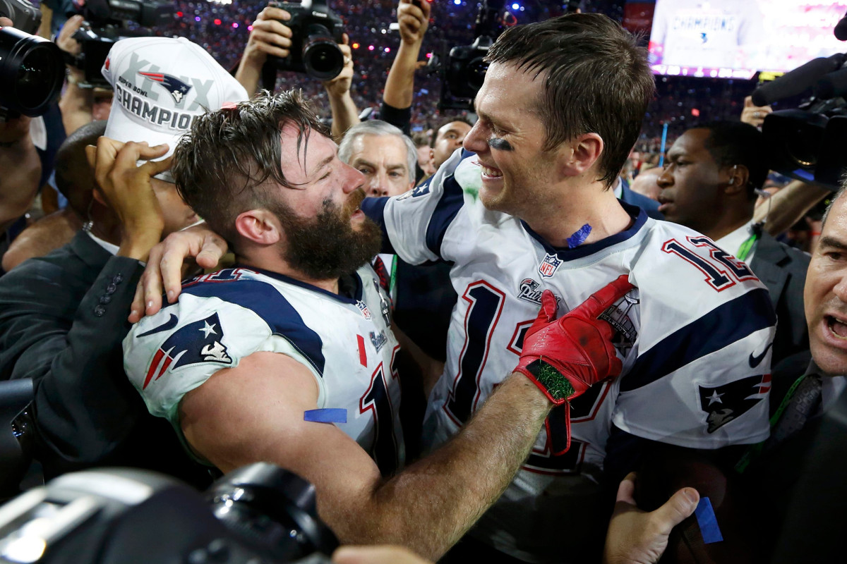 Tom Brady praises Julian Edelman after Patriots retirement 'I love you'