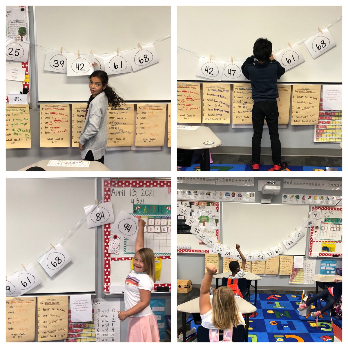 We know EGGsactly where our numbers should go on a number line! These kids ROCKED our activity today! They were even able to explain like Number Experts why they put their number where they did! #mavericksonamission