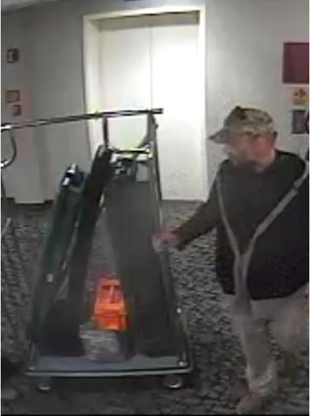 When you gotta use the luggage cart to wheel your guns around the lobby of the Comfort Inn Ballston.You know? The Second Amendment? The right to luggage cart arms?