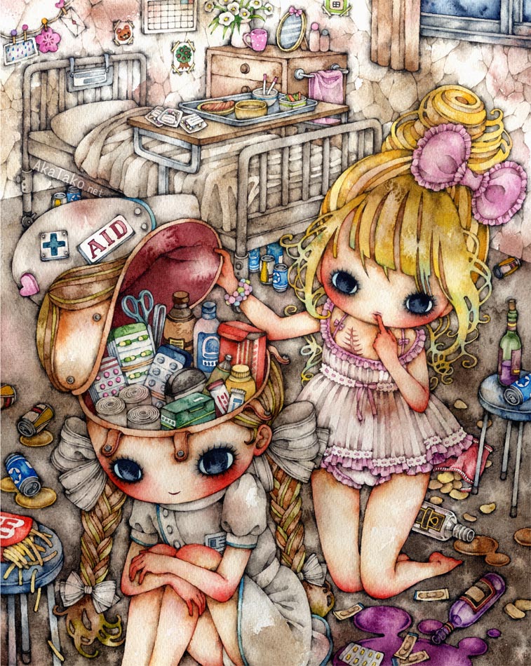 たま 少女主義的水彩画家 Tama3xxx Twitter