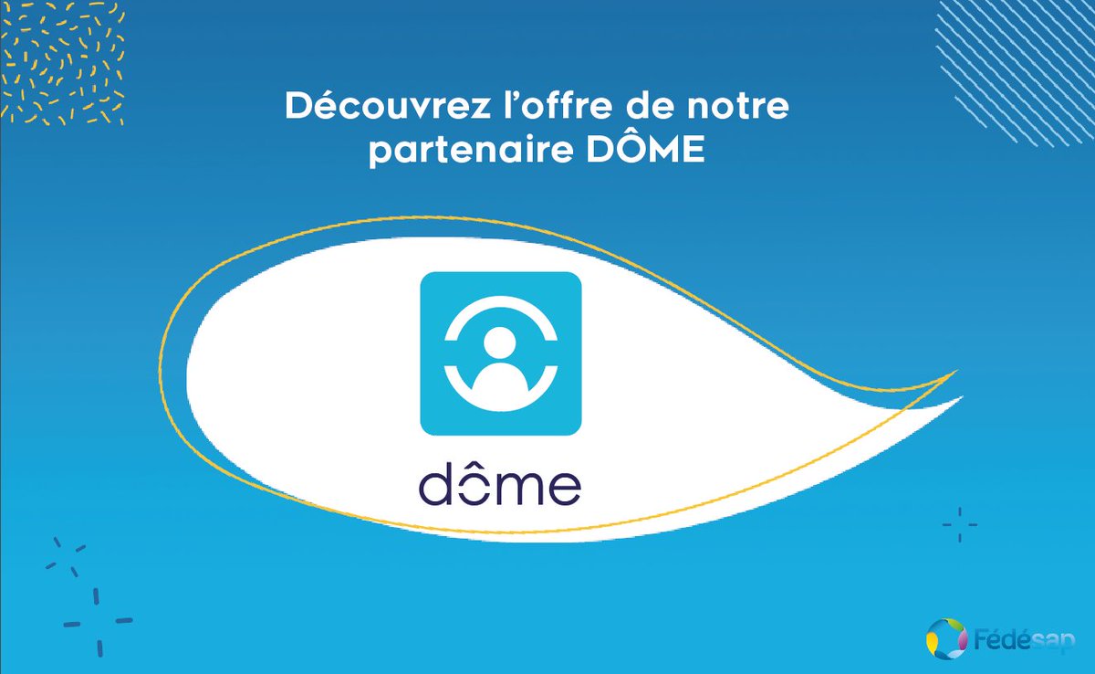 🤝[L'instant Partenaires] Connaissez-vous l'application <a href="/DomeOfficiel/">Dôme</a> ? Cette solution qui s'adapte à votre outil métier met à votre disposition un espace d'échange entre vous, vos clients et les aidants. Contactez-nous et découvrez l'offre partenaire.
#Fédésap #SAAD
