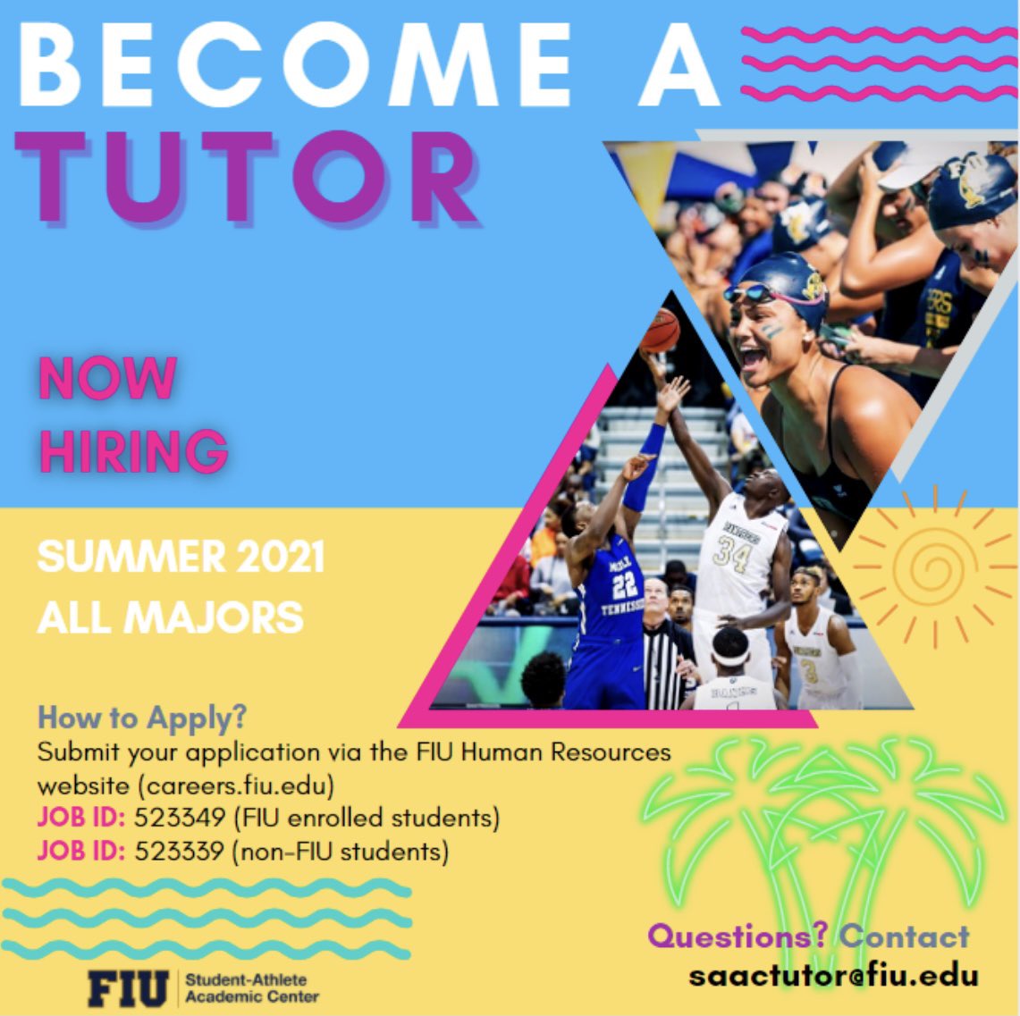 🚨 We’re Hiring! 🚨 <a href="/FIU/">FIU</a> <a href="/FIUalumni/">FIU Alumni</a> <a href="/FIUAthletics/">FIU Athletics</a> <a href="/FIU_SAAC/">FIU SAAC</a> #PawsUp 🐾 🐾