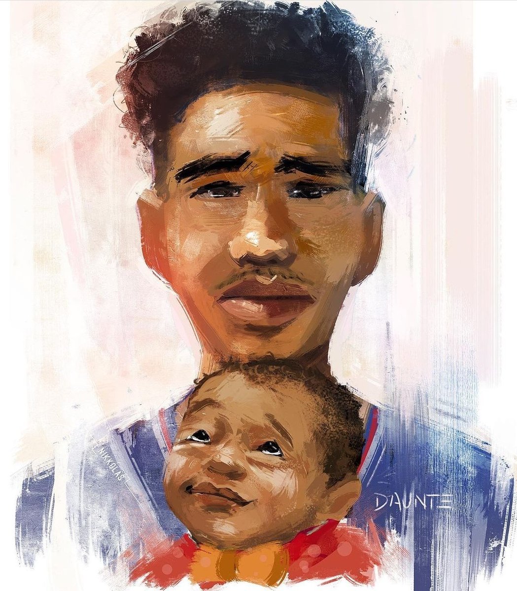 Yesterday we loose another. Leaving a son without a dad. We all need to continue the fight for racial equity for black and brown folks. #DaunteWright 🎨:<a href="/4NIKKOLAS/">NIKKOLAS</a>