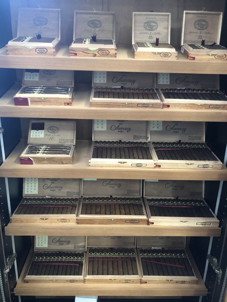 TimersBevCenter's tweet photo. Stop in to check our newest humidor fully stocked with @padroncigars! #cigarlife https://t.co/E1QItZjoqQ