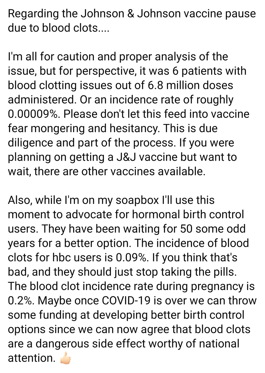 CarleyAnneGISP's tweet photo. Some personal commentary re the #JohnsonandJohnson #COVID19 #vaccine please #checkmymath https://t.co/OWCosSQWet