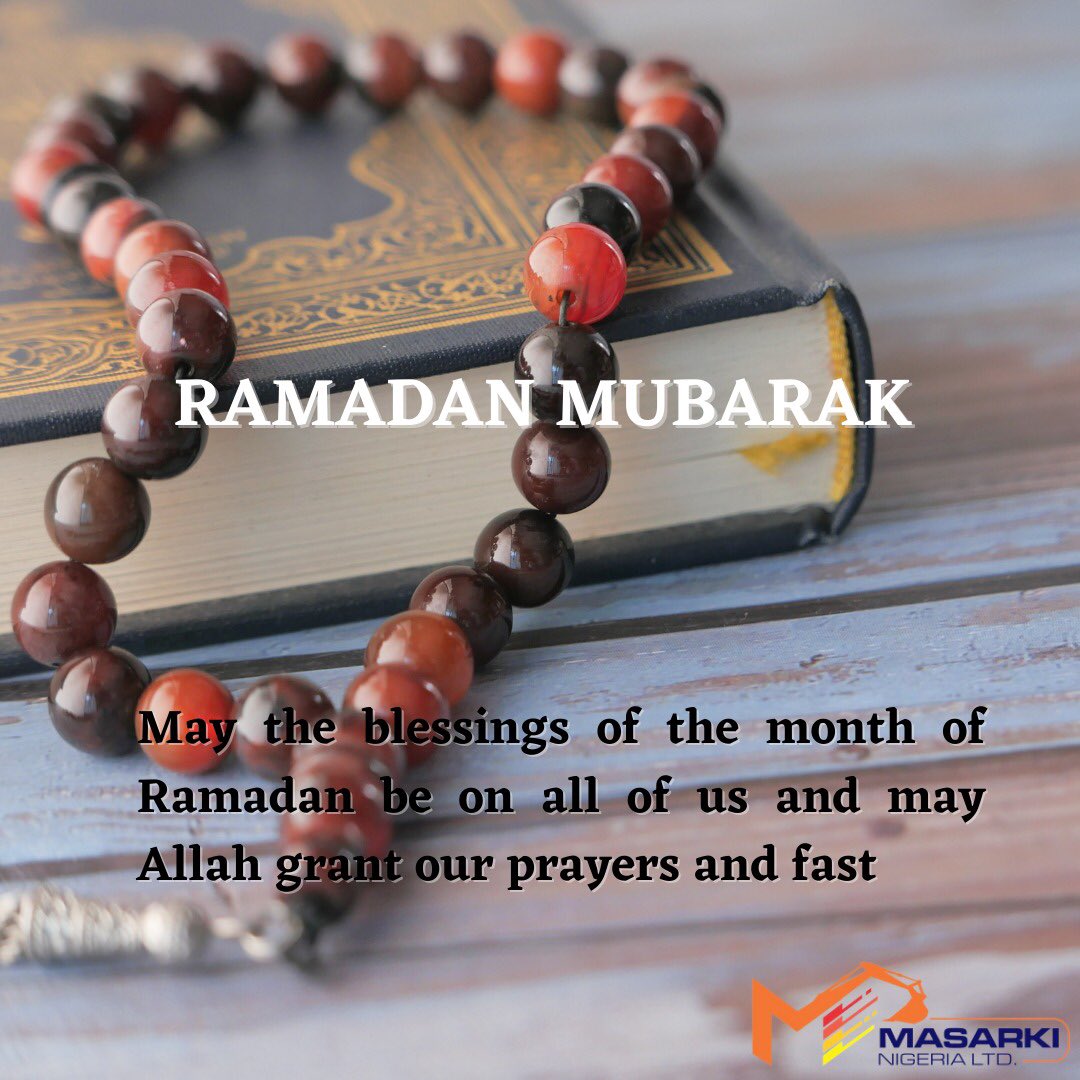 NgMasarki's tweet photo. May the blessings of the month of #RamadanKareem  be on all of us and may Allah grant our prayers and fast https://t.co/M5UoSUsVvc
