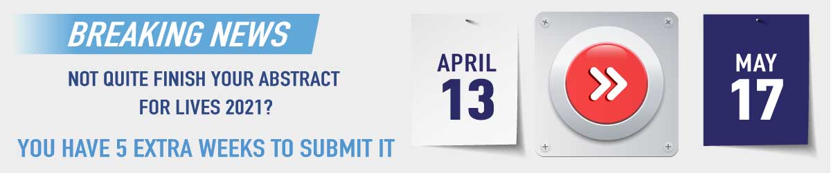 📣 More time to submit your original #research for LIVES 2021 and share your findings with the global #IntensiveCare community!

Submit your abstract &amp; join us at #LIVES2021!  👉loom.ly/Jd3ERS4 

#WeAreICU #TogetherICU #