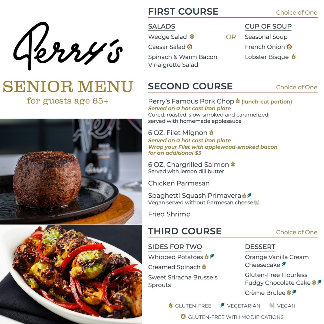 Perry's Steakhouse & Grille on Twitter "Perry’s NEW 36 Senior Menu