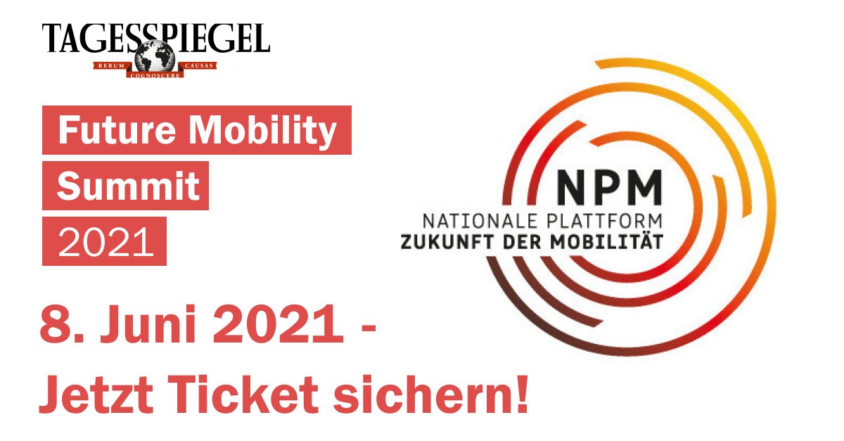 Live_TSP's tweet photo. Die @NPMobilitaet (NPM) ist Hauptpartnerin des Future Mobility Summits. Sie ist der zentrale Ort zur Diskussion strategischer Weichenstellungen im Mobilitätsbereich. Seien Sie dabei, wenn Expert:innen über die Verkehrswende sprechen: https://t.co/FDE1o2Z3Sn #FutureMobilitySummit https://t.co/LXD5kV4fRr