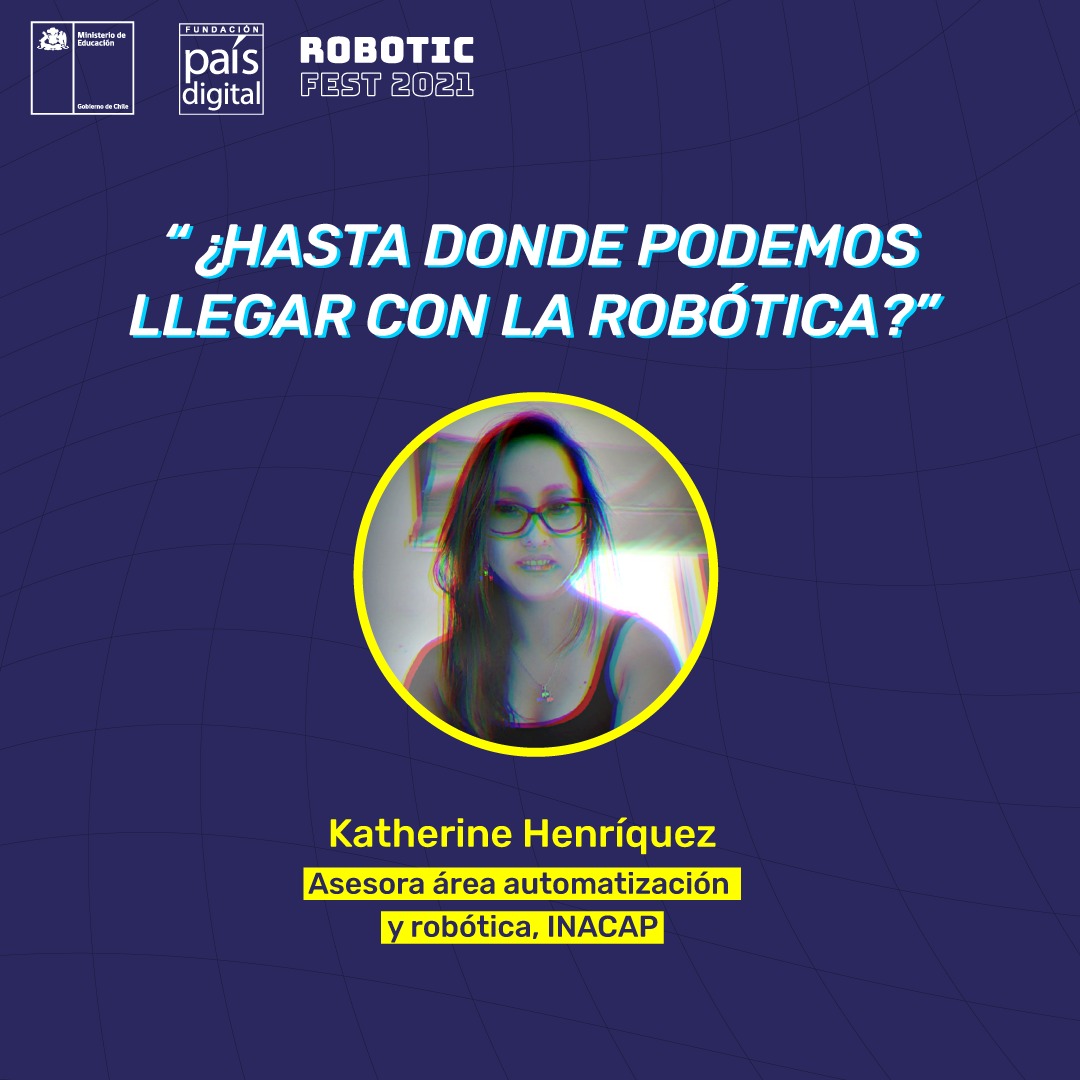 Inacapinos's tweet image. [HOY, 18.30 hrs.] ¡Atención estudiantes de #EducaciónMedia! ¿Te interesa la #robótica? Participa de la master class: ¿Hasta dónde podemos llegar con la Robótica? Inscripciones en 👉roboticfest.cl/masterclass/  #RoboticFest2021