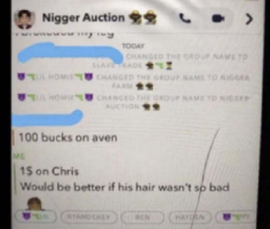 LeeMerrittesq's tweet image. White students from @AledoISD hosted a slave auction on Snapchat where they sold black classmates for between $1-$100.

The racism pouring into our politics, our public safety, our national security is being incubated in our schools.