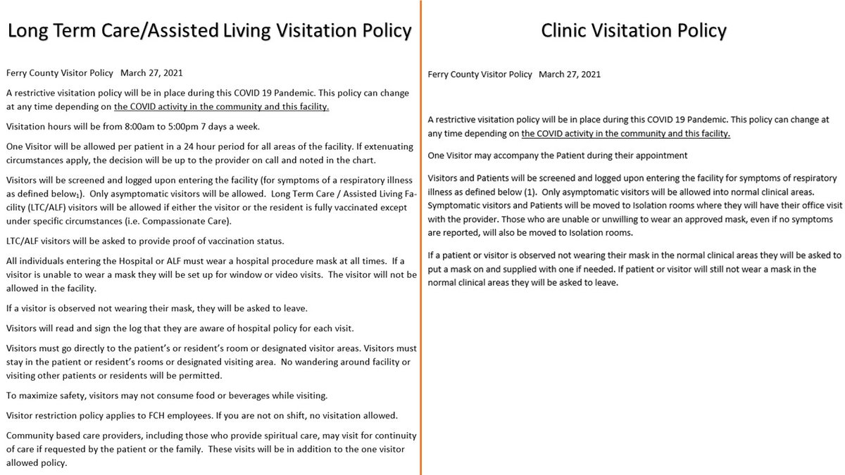 Ferry County Health tweet media