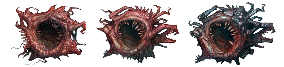 Ripoutgame monstrous hole concept art