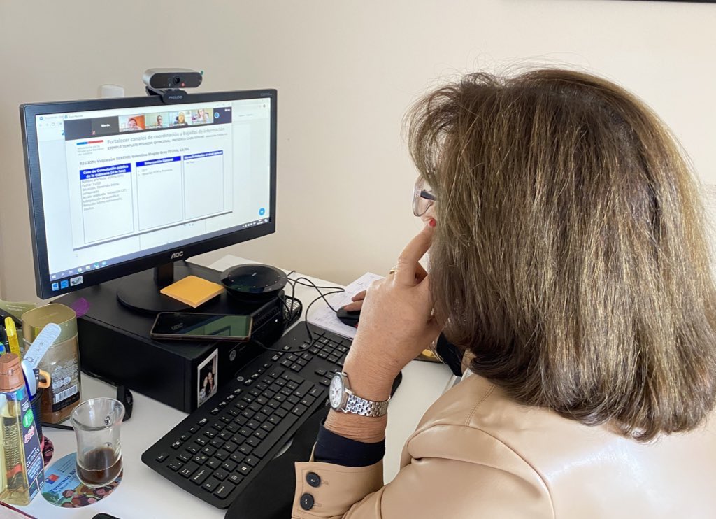 Comenzamos la jornada con nuestra Seremi <a href="/martpalgon/">Marcia Palma Gonzale</a> en reunión de coordinación y planificación con el <a href="/MinMujeryEG/">Ministerio de la Mujer y la Equidad de Género</a> para seguir ayudando y apoyando a las mujeres de #OHiggins 💪🏼