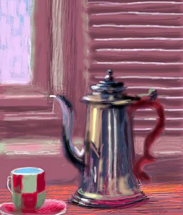 Rabih Alameddine on Twitter "Ralph Goings, "Coffee and Donut", 2005