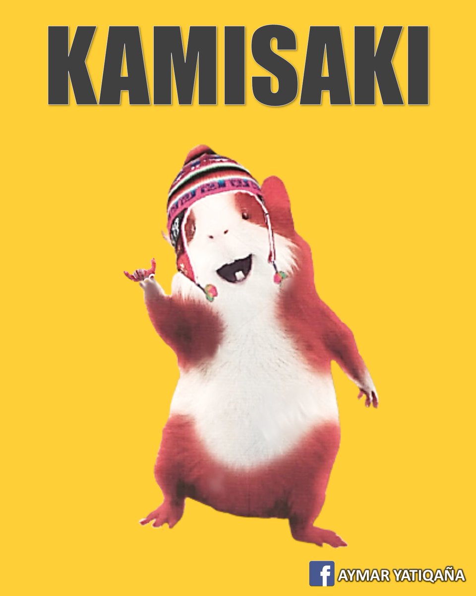 ELIASREYNALDO's tweet photo. KAMISAKI (kamisaraki)
Arunt'asiñän, kullaka jilatanaka
#Aymara
¿Kunjamäsipktasa?
ESTOY EN INSTAGRAM: https://t.co/pqDu1YK60t
TELEGRAM: https://t.co/21CjjYFMvu https://t.co/NWtLIVzT4w