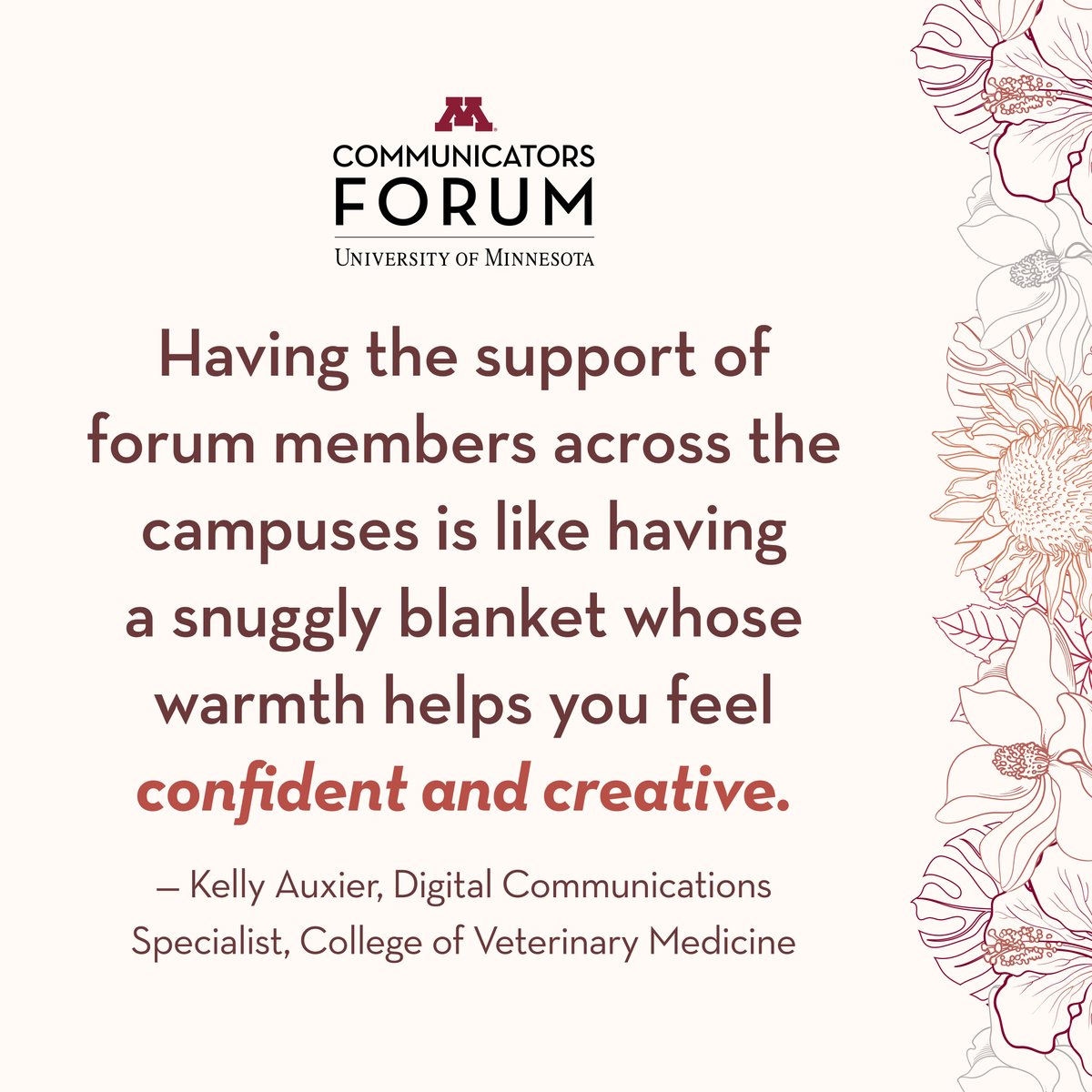 umcf's tweet image. Want to feel confident and creative? Renew your membership today! 👉umcf.umn.edu