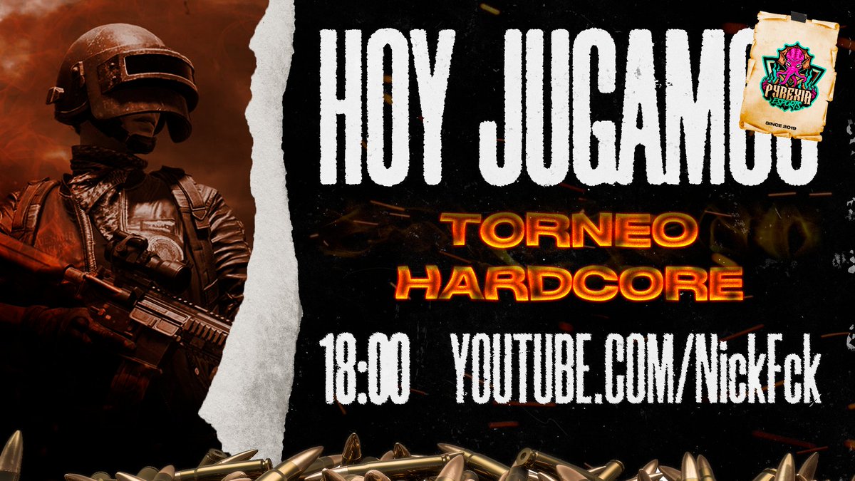 PyrexiaEsports's tweet photo. #PUGB 🔫
¡Volvemos a la acción! 😤
🏆 | #TorneoHardcore
📌 | Semifinales
⌚ | 18:00
¿Queréis seguir el recorrido de nuestros pulpitos a lo largo de cuatro partidas? 🤪
Podéis hacerlo aquí 👇
📺 | https://t.co/YSdf2OIxoW
#goPyrexia 💜 https://t.co/H4u4yoTXpr