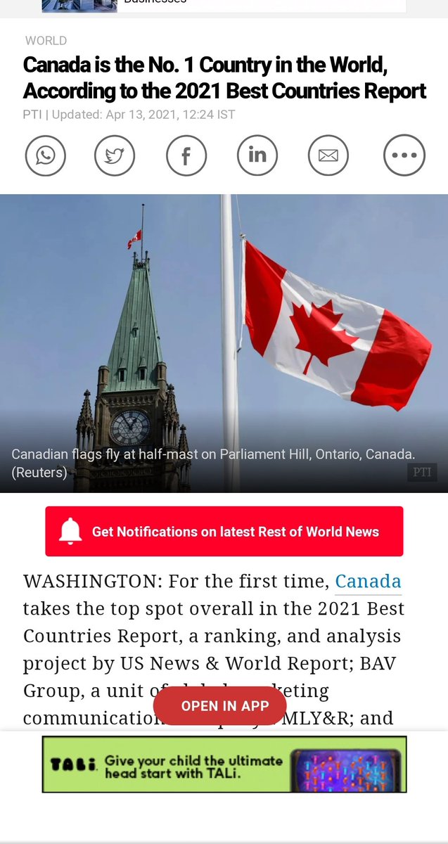 _kamal453_'s tweet photo. Canada actually deserve first position in the world .#LetUsBackToAus @ScottMorrisonMP @AlanTudgeMP @PhilHoneywood @GladysB https://t.co/rcw5xVtfxF