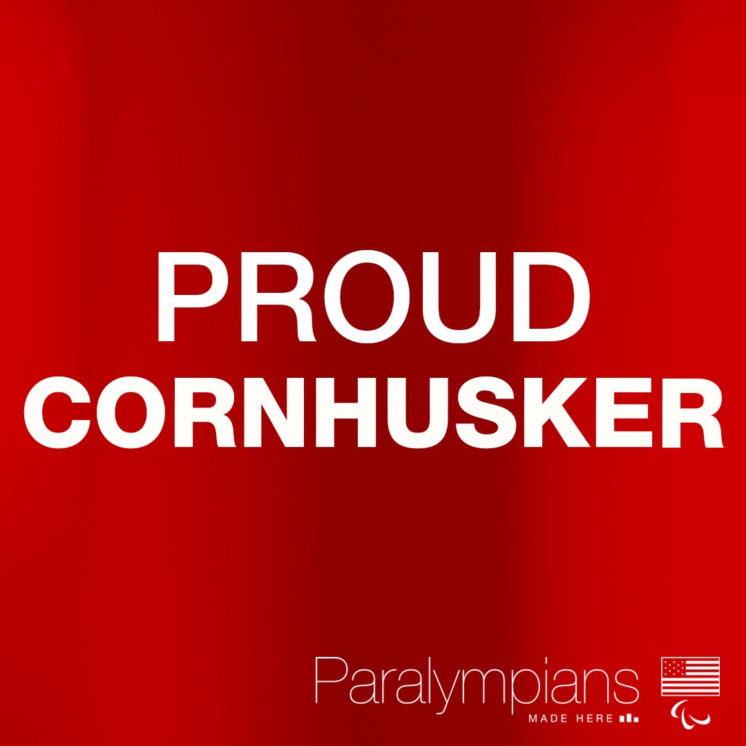 I was drawn to compete at the University of Nebraska by its championship culture, and commitment to excellence. I will forever be a proud Cornhusker! #ParalympiansMadeHere #GBR #ToughTogether #Huskers