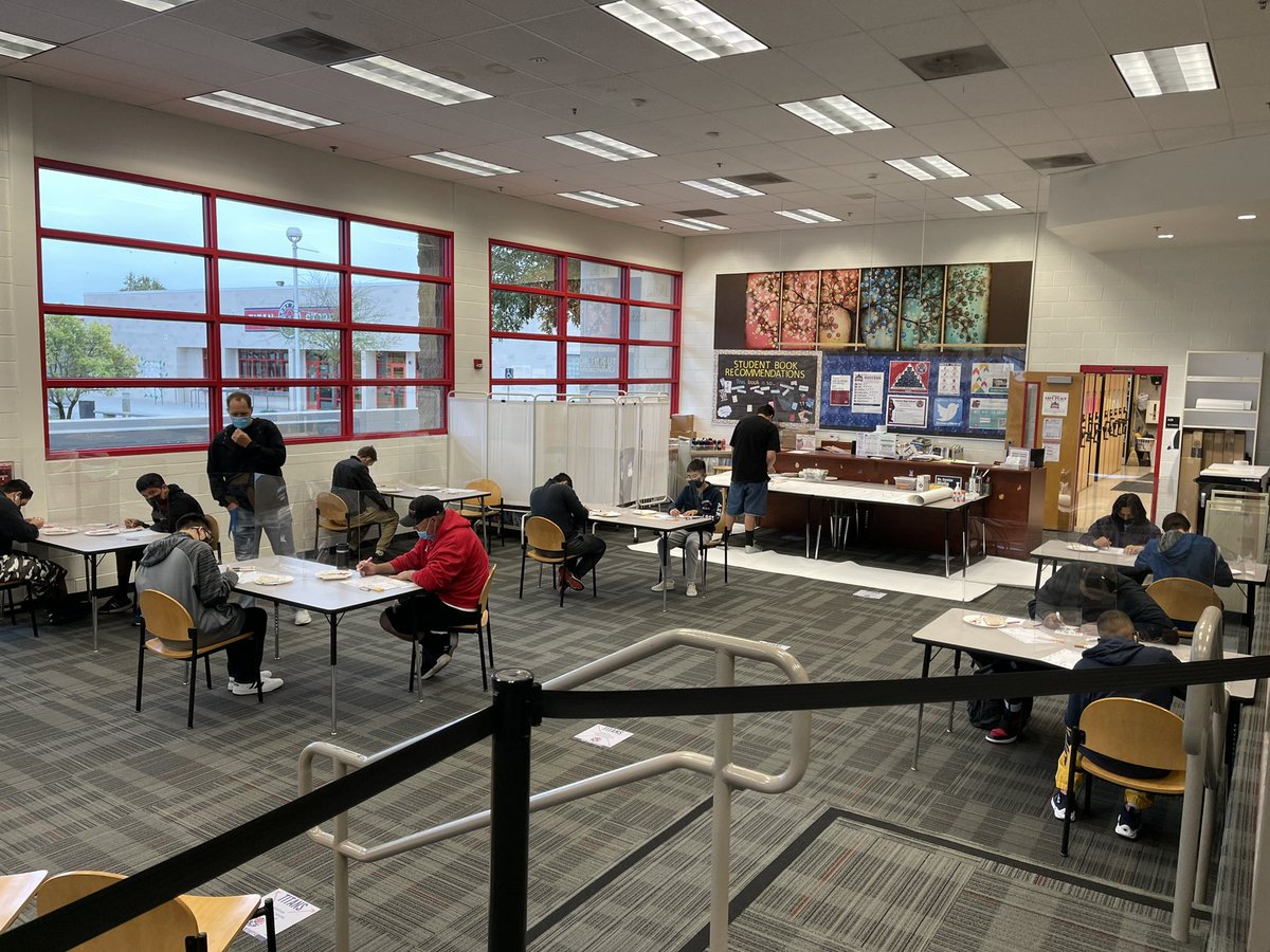 colonylibrary's tweet image. Welcome back Titans! So excited to have students back in the library 👏 #InCOHSLibrary #BackInAction