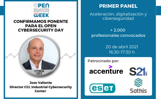 Red_Seguridad's tweet photo. ¡Anunciado otro ponente para el Cybersecurity Open Day! 👍 Damos la bienvenida a José Valiente, director del @info_CCI 🔝

Participará en la mesa redonda titulada "Aceleración Digitalización y #ciberseguridad".

📑 ¡Inscríbete gratis aquí! 👉 https://t.co/is7L1ZoKG0 https://t.co/fpRYVwRM6F