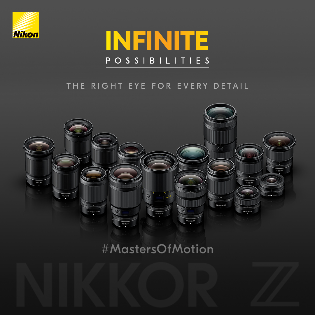 NikonIndia's tweet image. With NIKKOR lenses, unlock creative prowess beyond measure. Learn more about the full range of lenses and explore truly #InfinitePossibilities.

#MastersOfMotion #NIKKOR #CameraLens #NikonIndia