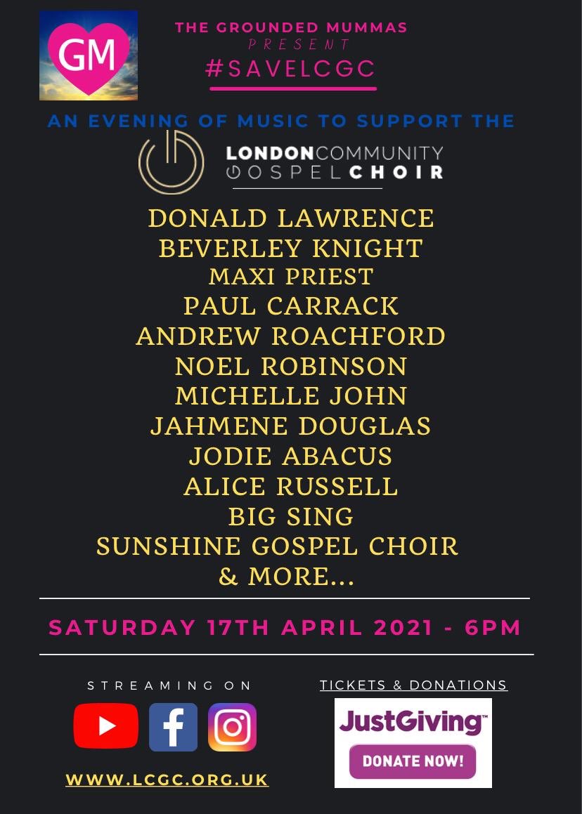 thelcgc's tweet photo. On Saturday 17 April 2021, we will be hosting a concert to raise funds to save our choir.
The pandemic hasn’t been kind to us and in order to continue what we love doing, we need your help!
Join us and some of our amazing friends as we sing for our survival!
#SaveLCGC https://t.co/e70ZoPd4u3