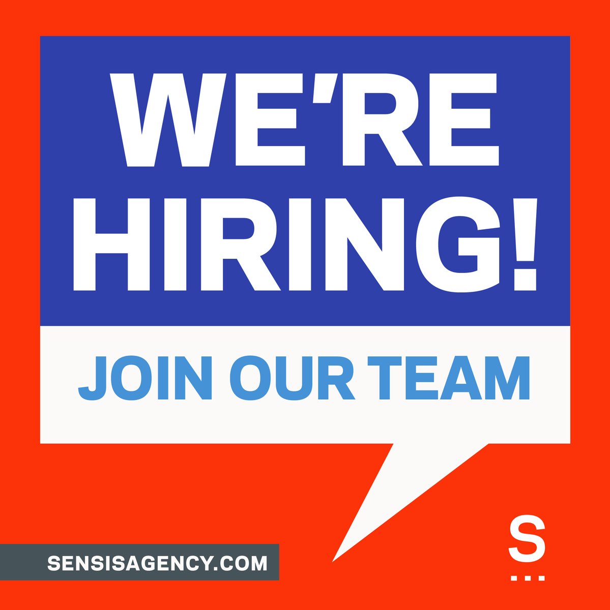 sensisagency's tweet photo. We're a diverse team working together to tackle some of our country's biggest challenges and drive measurable change. Want to be a part of something greater? Check out our open positions and apply today: https://t.co/GHLry7gm3K

#hiring #recruitment #jobs https://t.co/eczBhCwQT3