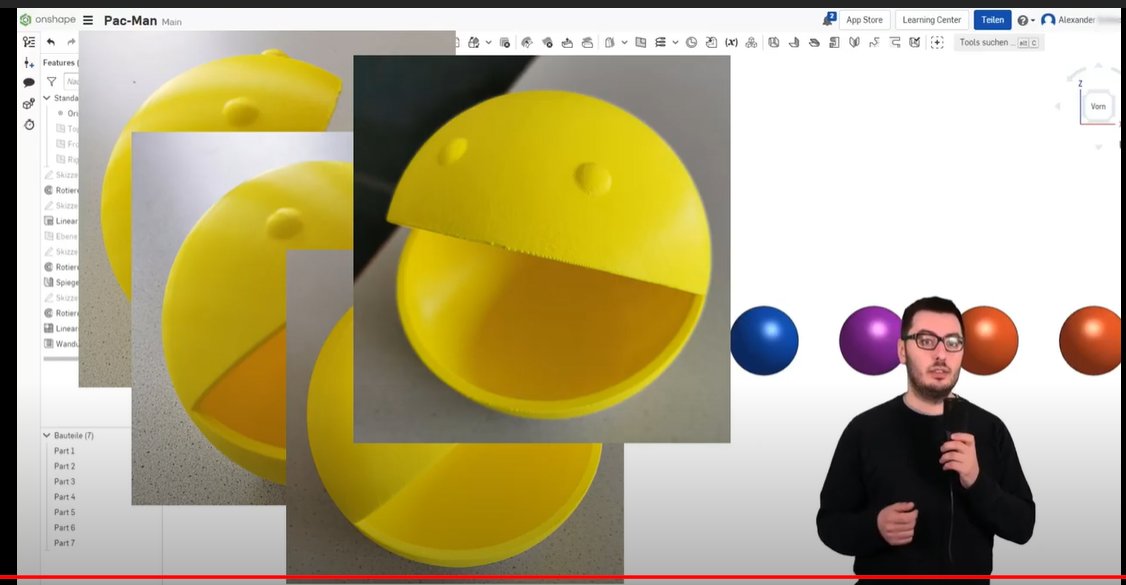 EberlBernhard's tweet photo. Im 2. Youtube Video der #EasterCoding Reihe erklärt unser Kollege Nils Ammari wie man in @Onshape einen Pac-Man modellieren kann.
Bitte gerne an Jugendliche in der Familie oder im Freundeskreis weiterleiten.
-->https://t.co/PKLAO9hMla
@BMBF_Bund @VDI_News
#Cloud #MINTMagie https://t.co/8gzfdjNgZR