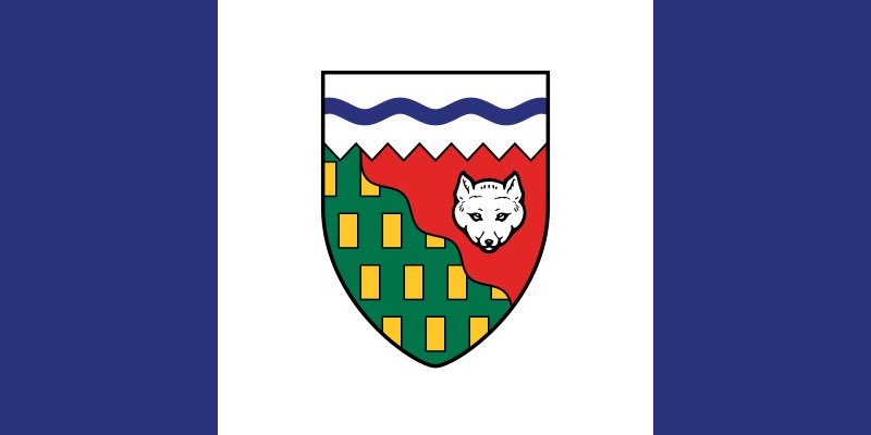 The Northwest Territories flag looks like something they would have on Game of Thrones. I have never actually seen Game of Thrones, so I might be wrong. But doggo!10/10