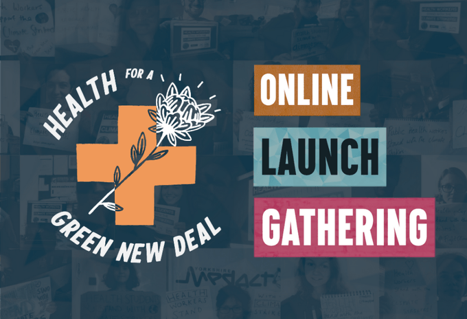 🗓️   This weekend : 17th - 18th April

Interested in how we join up the dots between the social &amp; environmental determinants of health &amp; campaign for systemic change?

Sign up for the online launch gathering of Health for a Green New Deal 👉link.medact.org/HGNDgathering
