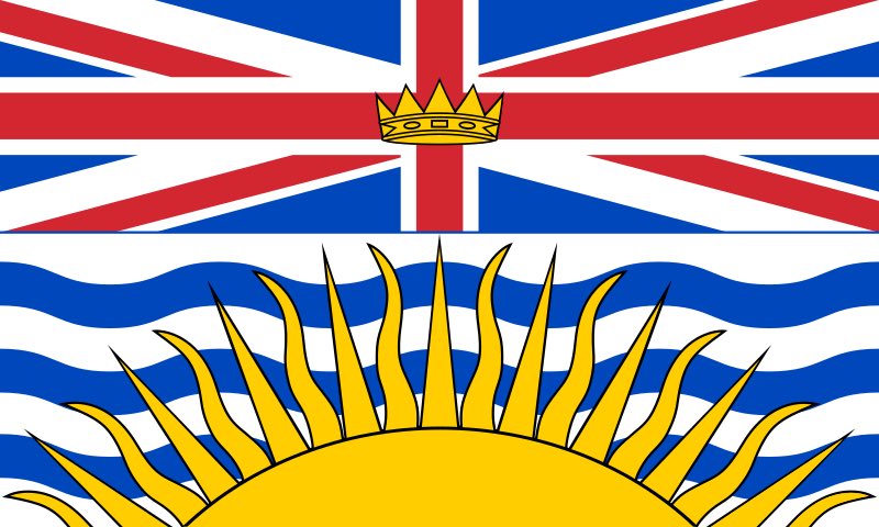 The flag of British Columbia looks like a cutting error where two different flags meet and I’m kind of good with that7/10